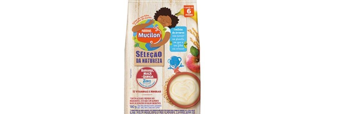 Mucilon® Seleção da Natureza Banana, Maçã e Quinoa