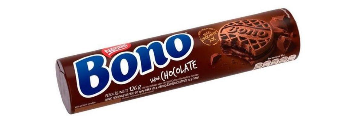 Biscoito Bono Recheado Chocolate