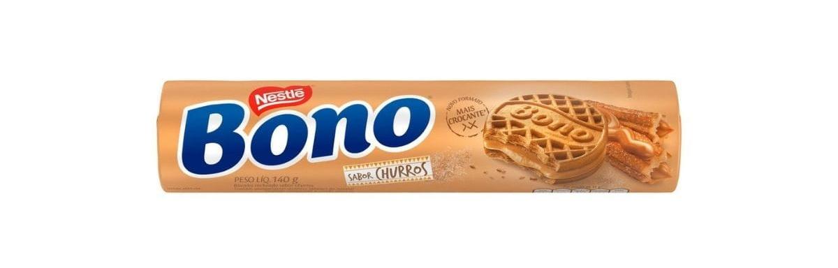Biscoito Bono Recheado Churros