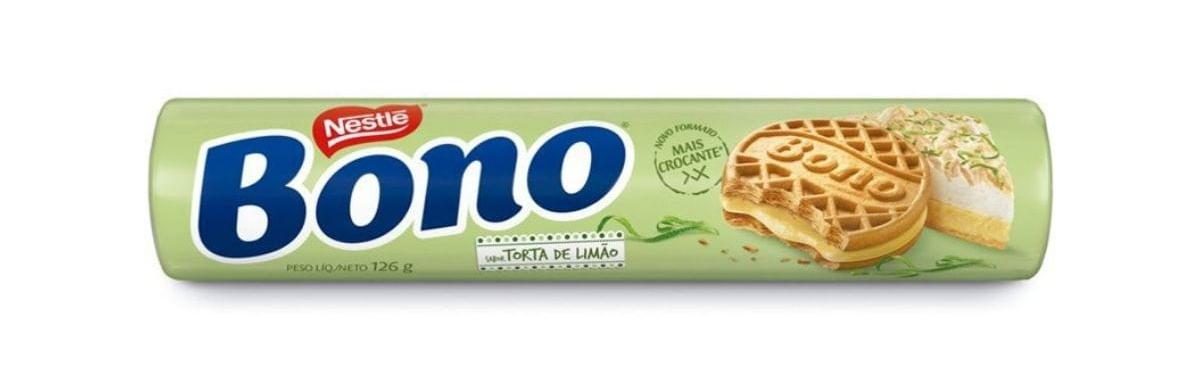 Biscoito Bono Recheado de Torta de Limão