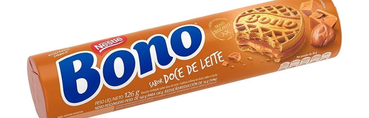Biscoito Bono Recheado Doce de Leite