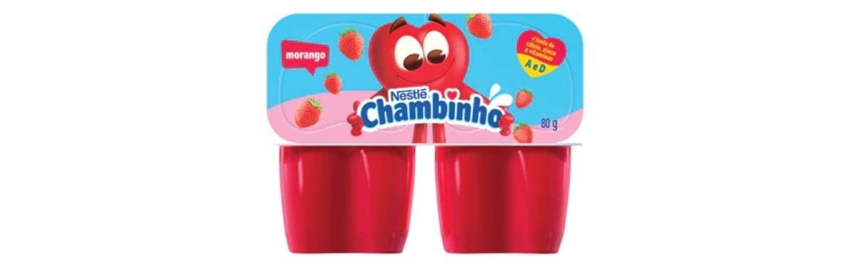 Chambinho Petit Suisse Morango 80g