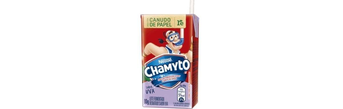 CHAMYTO Leite Fermentado Uva Caixinha 80g