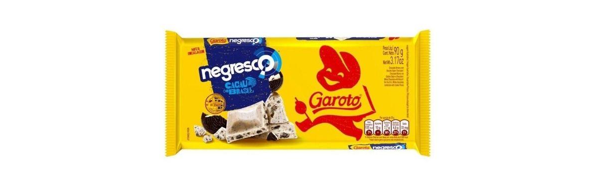 Garoto Tab Choc Branco Bisc 90g