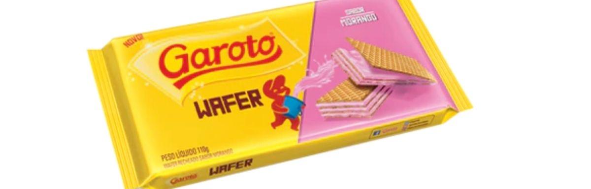 Garoto Wafer Sabor Morango | Nestlé