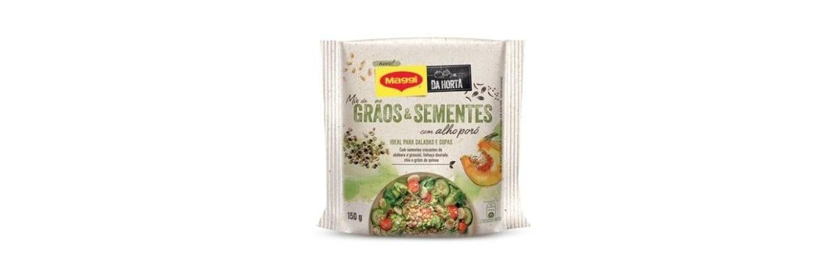 Maggi da Horta Mix de Grãos, Sementes com Alho poró