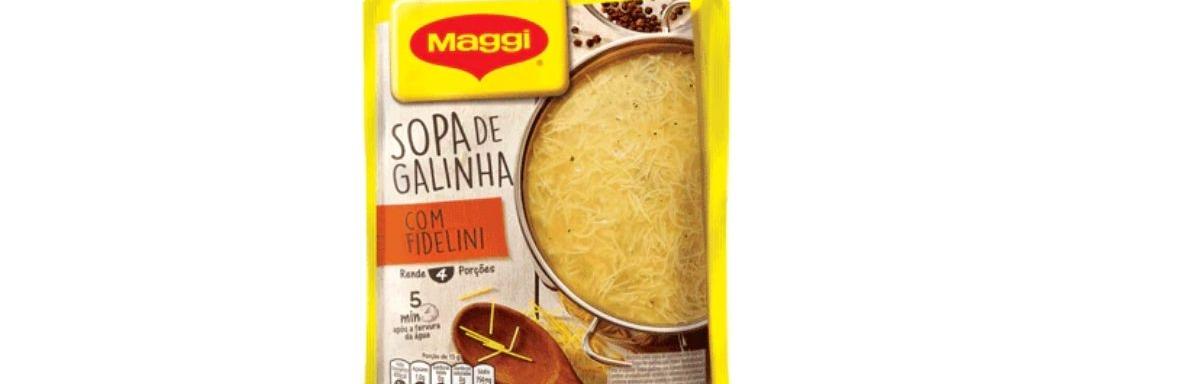 Maggi Sopa Sabor Galinha com Fidelini