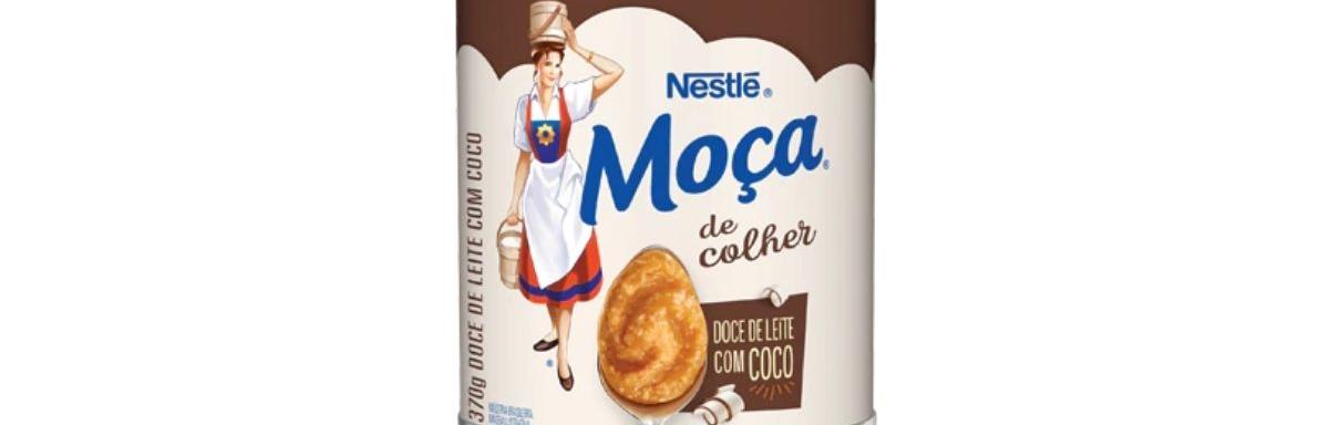 Moça de Colher Doce de Leite com Coco