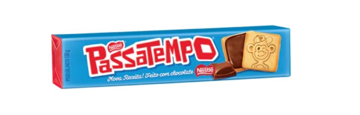 Biscoito Passatempo Recheado Chocolate