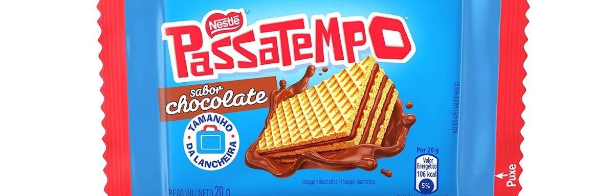 Mini Wafer Passatempo Chocolate