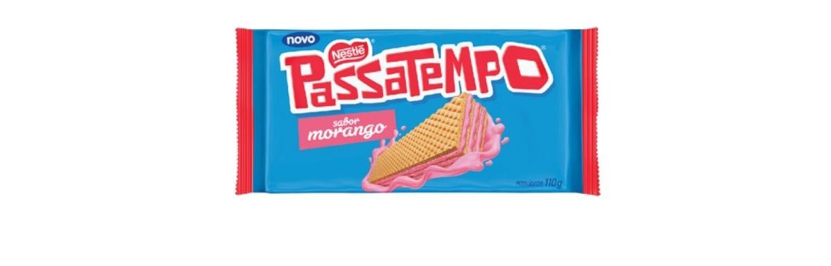 Wafer Passatempo Morango 110g