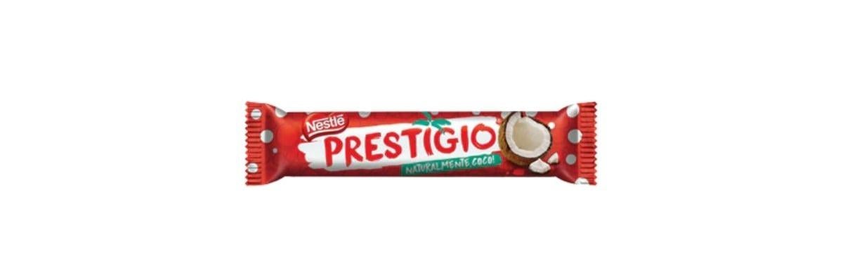 Prestígio: Chocolate recheado com coco