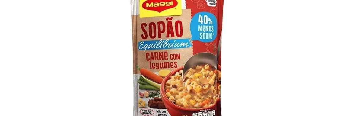 Sopão Maggi Equilibrium Carne com Legumes