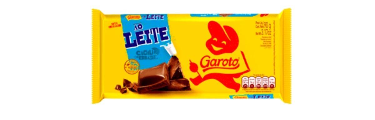 Garoto Tablete Choc ao Leite 90g