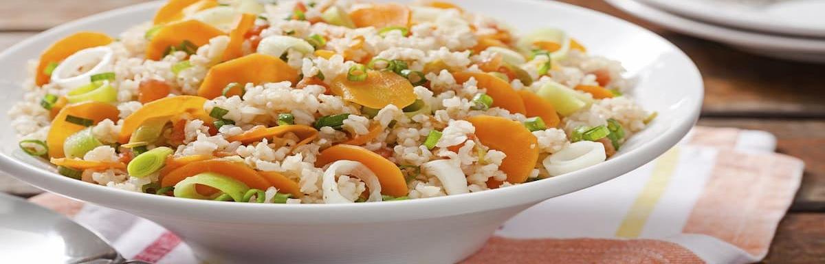 Arroz Integral com Legumes