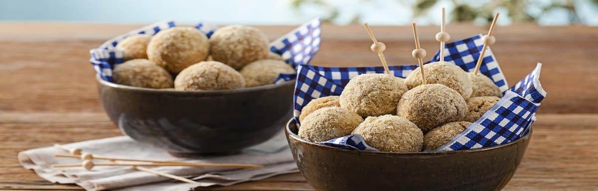 Bolinho de Atum com Abóbora e Ricota