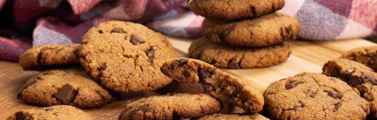 Cookies de Chocolate com Farinha Láctea