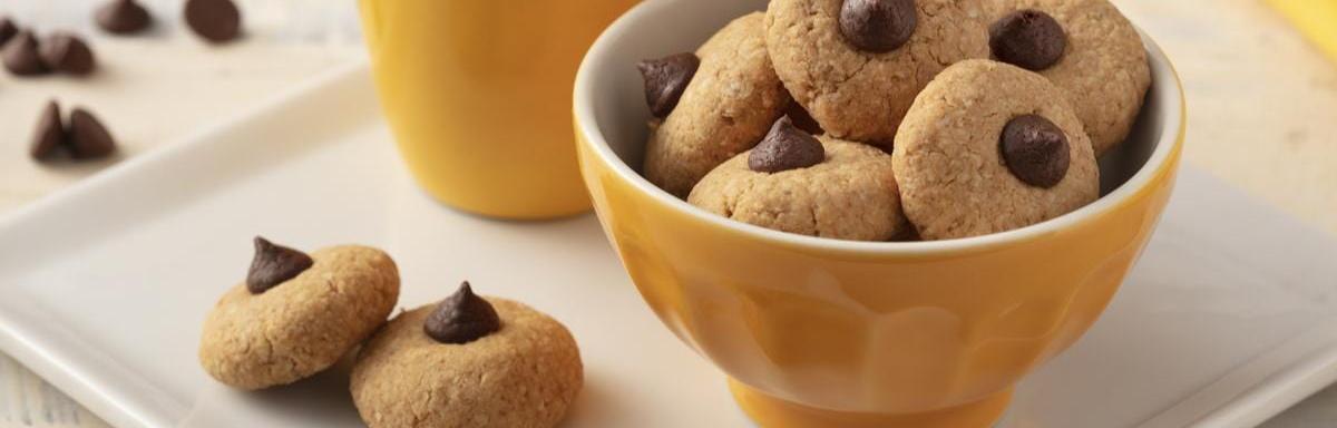 Biscoitos de Amendoim com Chocolate Amargo Garoto