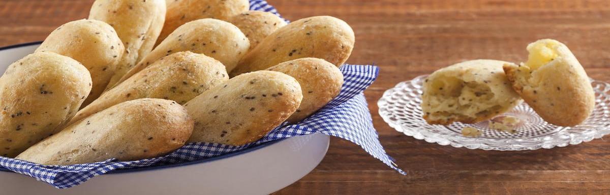 Pão de Polvilho com Chia