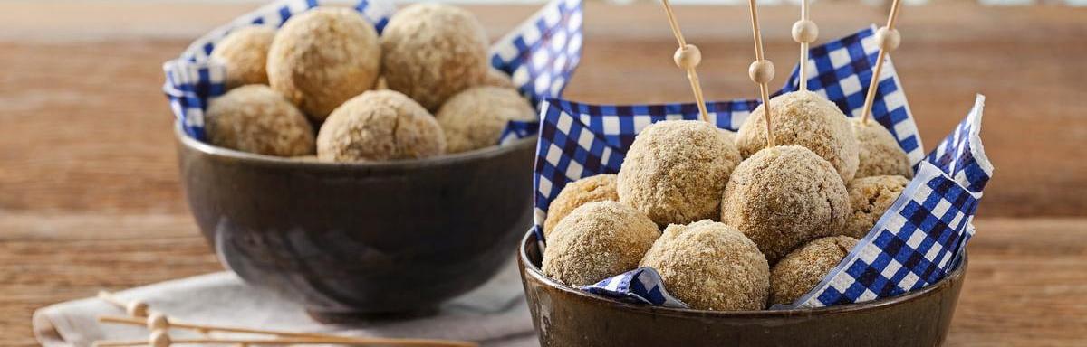 Bolinho de Atum com Abóbora e Ricota