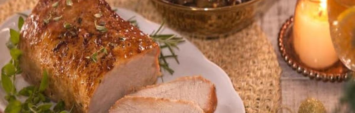 Lombo Temperado com Caponata Mista