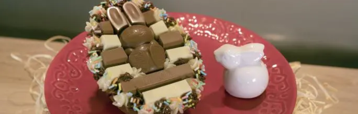Ovo de páscoa KitKat Branco