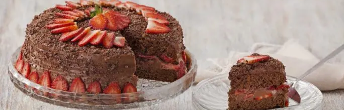 Bolo de aniversário simples