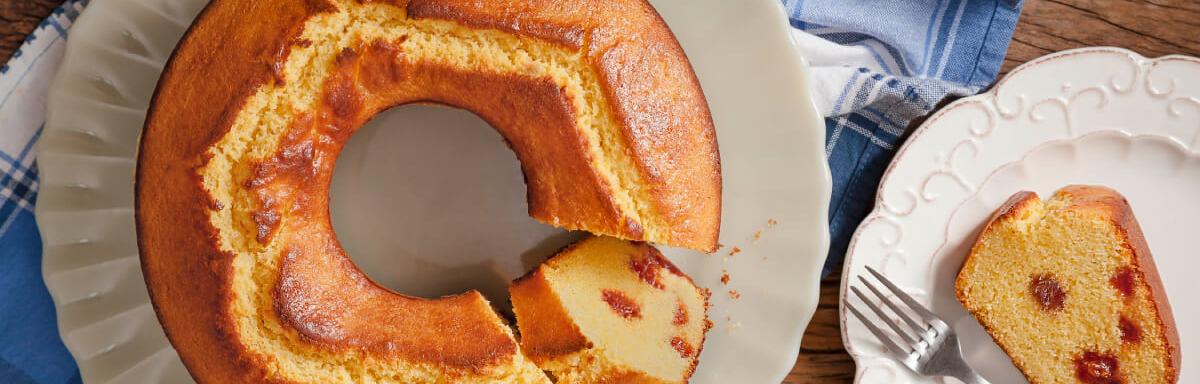 Confira o segredo do bolo de fubá fofinho