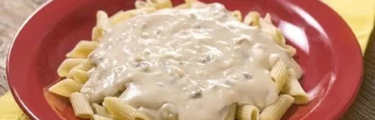 Macarrão com Creme