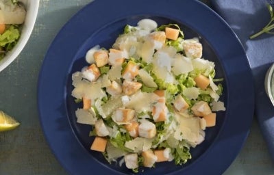 Salada de Frango com Melão e Lima da Pérsia