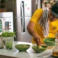 Penne ao Pesto de Agrião
