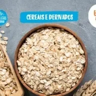 Fotografia com alguns cereais e o logo de Receitas Nestlé e Que Bem Que Faz.