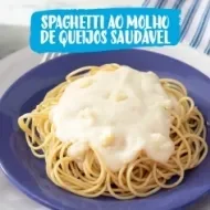 Fotografia de um espaguete e logo de Receitas Nestlé e Molico.