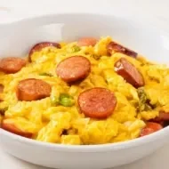 Receita de Ovo Mexido com Calabresa