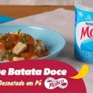 Fotografia da receita de nhoque de batata-doce