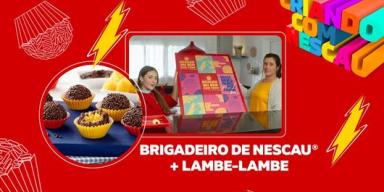 Brigadeiro de Nescau e Lambe-Lambe