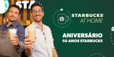 Aniversário de 50 anos Starbucks