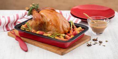 Comidas de Natal: Peru com Mel e Especiarias
