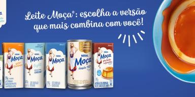 Capa: Família Completa Moça: as 6 versões do Leite Moça Moça portfolio