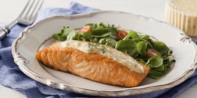 Salmão ao Molho de Maracujá