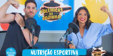 Imagem dos apresentadores lado a lado com o texto abaixo escrito "nutrição esportiva".