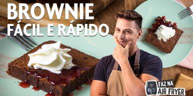 Se você ama chocolate, essa receita de Brownie na Air Fryer é perfeita para a sua Páscoa! Feito com o irresistível Chocolate 
