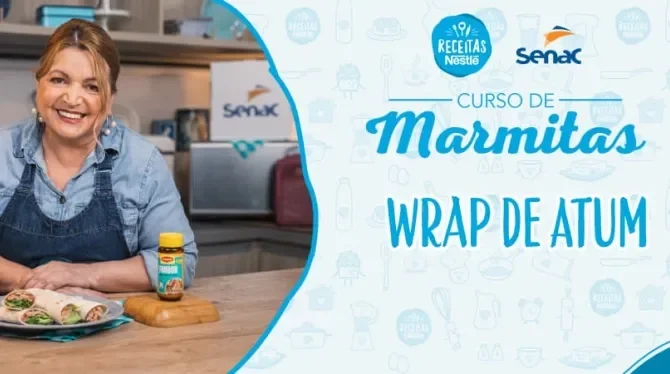 Prático e saboroso, o Wrap é sempre uma opção rápida para complementar o menu da semana e servir de snack para uma pausa da r