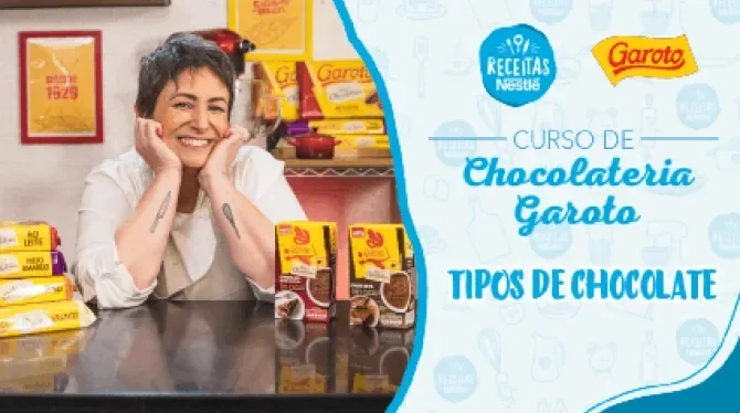 Montagem com a imagem chef Lu Neves à esquerda e à direita o título da aula.