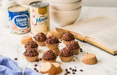 Receita de Brigadeiro Gourmet de Café