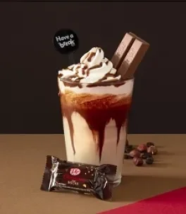 Bebidas deliciosas com KitKat Chocolatory