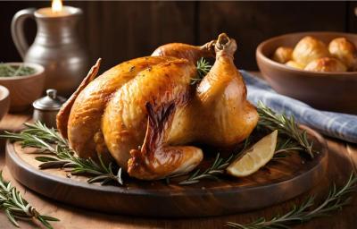 Receita de Frango Natalino Super Suculento