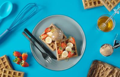 waffle-sorvete-frutas-mel-receitas-nestle waffle-sorvete-frutas-mel-receitas-nestle