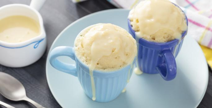 Bolo de caneca branco de leite moça @nestle