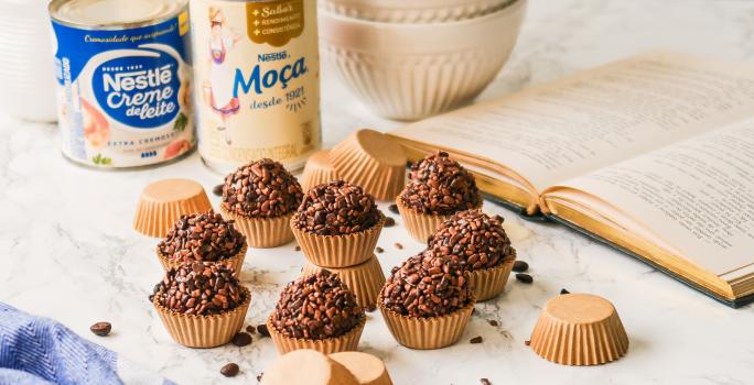 Receita de Brigadeiro Gourmet de Café